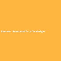 Enormer Kunststoff-Luftreiniger