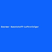 Enormer Kunststoff-Luftreiniger
