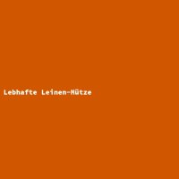 Lebhafte Leinen-M&uuml;tze