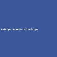Luftiger Granit-Luftreiniger