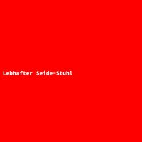 Lebhafter Seide-Stuhl
